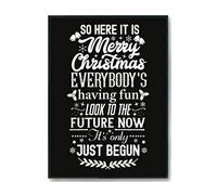 Hippowarehouse So here it is Merry christmas Printed Poster Wall Art Design Classroom Room Gym Office Décor Frame not included
