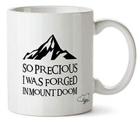 Hippowarehouse So Precious I was Forged in Mount Doom Printed Mug Cup Ceramic 10oz