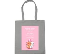 Hippowarehouse sometimes I wonder how you put up with me, then i realise i put up with you. so we're even Tote Shopping Gym Beach Bag 42cm x38cm, 10 litres