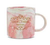 Hippowarehouse Sorrows, Sorrows, Prayers Printed Mug Various Colour Options Ceramic Cup Kitchenware 11oz