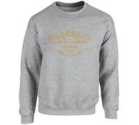 Hippowarehouse Sorrows, Sorrows, Prayers Unisex Jumper Sweatshirt Pullover (Specific Size Guide in Description) Grey