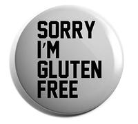 Hippowarehouse Sorry I'm Gluten free Badge Various Sizes 38mm 50mm 75mm