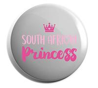 Hippowarehouse South African princess Badge Various Sizes 38mm 50mm 75mm
