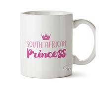 Hippowarehouse South African Princess Printed Mug Cup Ceramic 10oz