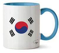 Hippowarehouse South Korea Flag Printed Mug Various Colour Options Ceramic Cup Kitchenware 11oz