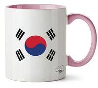 Hippowarehouse South Korea Flag Printed Mug Various Colour Options Ceramic Cup Kitchenware 11oz
