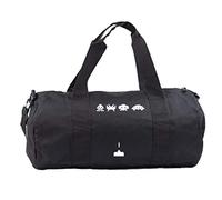 Hippowarehouse Space invaders Gymwear Gym Duffle Cylinder Uniform Kit Bag 50 x 25 x 25cm 20 litres