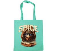 Hippowarehouse Spice Sci Fi Inspired Hooded Blue Eyed Desert Wanderer Graphic Tote Shopping Gym Beach Bag 42cm x38cm, 10 litres