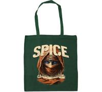Hippowarehouse Spice Sci Fi Inspired Hooded Blue Eyed Desert Wanderer Graphic Tote Shopping Gym Beach Bag 42cm x38cm, 10 litres