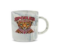Hippowarehouse Spoiled Leopard Crown and Jewels Printed Mug Various Colour Options Ceramic Cup Kitchenware 11oz