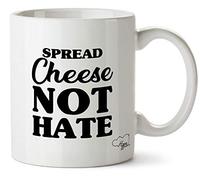 Hippowarehouse Spread Cheese not Hate Printed Mug Cup Ceramic 10oz
