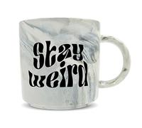 Hippowarehouse Stay Weird Printed Mug Various Colour Options Ceramic Cup Kitchenware 11oz