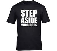 Hippowarehouse Step Aside Mudbloods Unisex Short Sleeve t-Shirt (Specific Size Guide in Description) Black