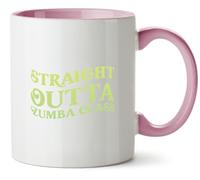 Hippowarehouse Straight Outta Zumba Class Printed Mug Various Colour Options Ceramic Cup Kitchenware 11oz