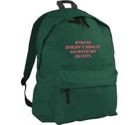 HippoWarehouse Stress Doesn't Really go with My Outfit Backpack ruck Sack Dimensions: 31 x 42 x 21 cm Capacity: 18 litres