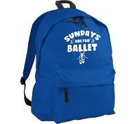 HippoWarehouse Sundays are for Ballet Backpack ruck Sack Dimensions: 31 x 42 x 21 cm Capacity: 18 litres