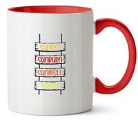 Hippowarehouse Sunrise, Sunburn, Sunset, Repeat Printed Mug Various Colour Options Ceramic Cup Kitchenware 11oz