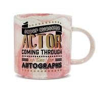 Hippowarehouse Super Awesome Actor Coming Through No Time for Autographs Printed Mug Various Colour Options Ceramic Cup Kitchenware 11oz