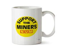 Hippowarehouse Support The Miners NUM Printed Mug Cup Ceramic 10oz