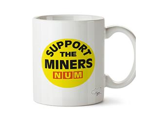 Hippowarehouse Support The Miners NUM Printed Mug Cup Ceramic 10oz