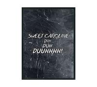 Hippowarehouse Sweet Caroline! DUH DUH DUH Printed Poster Wall Art Design Classroom Room Gym Office Décor Frame not included