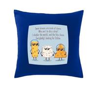 Hippowarehouse Sweet Cheesy Dreams Printed bedroom accessory cushion cover case 41x41cm