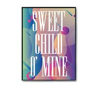 Hippowarehouse Sweet Child O' Mine Printed Poster A3 Wall Art Design Classroom Room Gym Office Décor