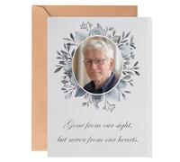 Hippowarehouse Sympathy Card Personalised image thinking of you funeral commiserations Gift for him her friend Personalised Card A6 with envelope for him for her Funny Cards for Men and Women Blank
