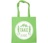Hippowarehouse Take a Hike Tote Shopping Gym Beach Bag 42cm x38cm, 10 litres