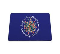 Hippowarehouse Tangled christmas lights I'm fine, everything's fine printed mouse mat pad accessory black rubber base 240mm x 190mm x 60mm