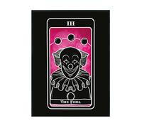 Hippowarehouse Tarot Cards The Fool Clown with Juggling Balls Creepy Horror Printed Poster A1 Wall Art Design Classroom Room Gym Office DÃƒ©cor