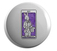Hippowarehouse Tarot Cards The Magician Rabbit Show Magic Trick Badge Pin 25mm