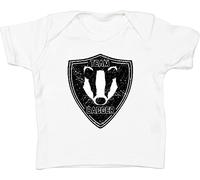 Hippowarehouse Team Badger Baby Unisex t-Shirt Short Sleeve White