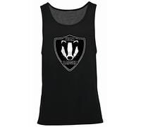 Hippowarehouse Team Badger Vest Scoop Sleeve Unisex Tank top Black