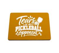 Hippowarehouse Tears of my pickleball opponent printed mouse mat pad accessory black rubber base 240mm x 190mm x 60mm