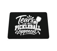 Hippowarehouse Tears of my pickleball opponent printed mouse mat pad accessory black rubber base 240mm x 190mm x 60mm