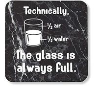 Hippowarehouse Technically the glass is always full printed coaster gloss finish durable backing 9cm x 9cm 2 pack