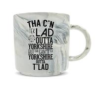 Hippowarehouse Tha c'n tek lad Outta Yorkshire but tha Can't tek Yorkshire Outta t'lad Printed Mug Various Colour Options Ceramic Cup Kitchenware 11oz