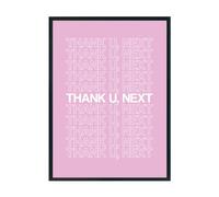Hippowarehouse Thank u, next Printed Poster A3 Wall Art Design Classroom Room Gym Office Décor