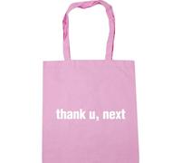 Hippowarehouse Thank u next Tote Shopping Gym Beach Bag 42cm x38cm, 10 litres