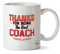 Hippowarehouse Thanks for Being The Best Coach Printed Mug Cup Ceramic 10oz