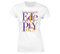 Hippowarehouse Thanks for Being The Eddie to My Patsy Womens Fitted Short Sleeve t-Shirt (Specific Size Guide in Description) White
