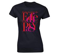 Hippowarehouse Thanks for Being The Eddie to My Patsy Womens Fitted Short Sleeve t-Shirt (Specific Size Guide in Description) Black