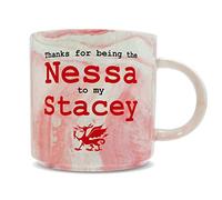 Hippowarehouse Thanks for Being The Nessa to Stacey Printed Mug Various Colour Options Ceramic Cup Kitchenware 11oz