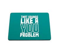 Hippowarehouse That sounds like a you problem printed mouse mat pad accessory black rubber base 240mm x 190mm x 60mm