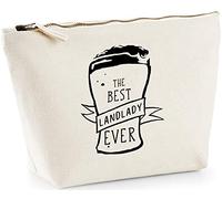 Hippowarehouse The Best Landlady Ever printed make up cosmetic wash bag 18x19x9cm