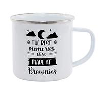Hippowarehouse The Best Memories are Made at Brownies Printed Mug Various Colour Options Ceramic Cup Kitchenware 11oz