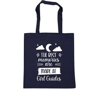Hippowarehouse the best memories are made at girl guides Tote Shopping Gym Beach Bag 42cm x38cm, 10 litres