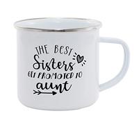 Hippowarehouse The Best Sisters get Promoted to Aunt Printed Mug Various Colour Options Ceramic Cup Kitchenware 11oz