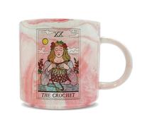 Hippowarehouse The Crochet Tarot Card Printed Mug Various Colour Options Ceramic Cup Kitchenware 11oz